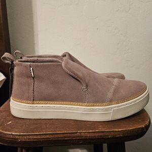 Womens Toms Paxton slip on Shoes - Taupe